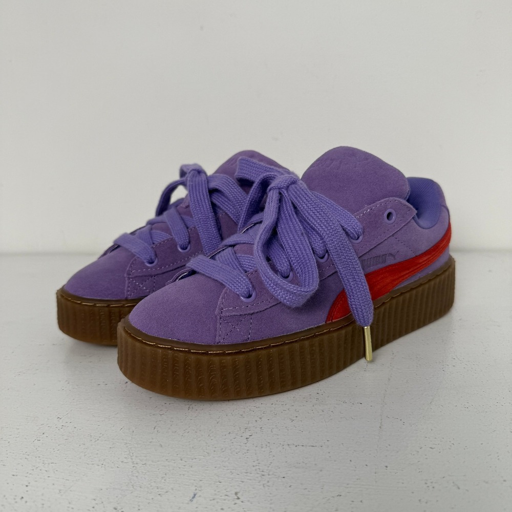 Puma x Fenty Rihanna Suede Creeper Phatty Lavender Red Gum 397587-03 Womens 6